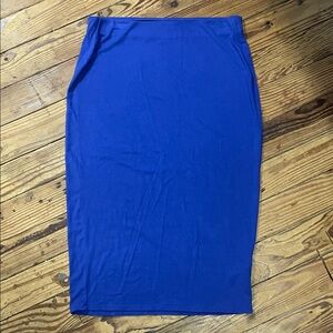 Old Navy Vibrant Blue Midi Skirt